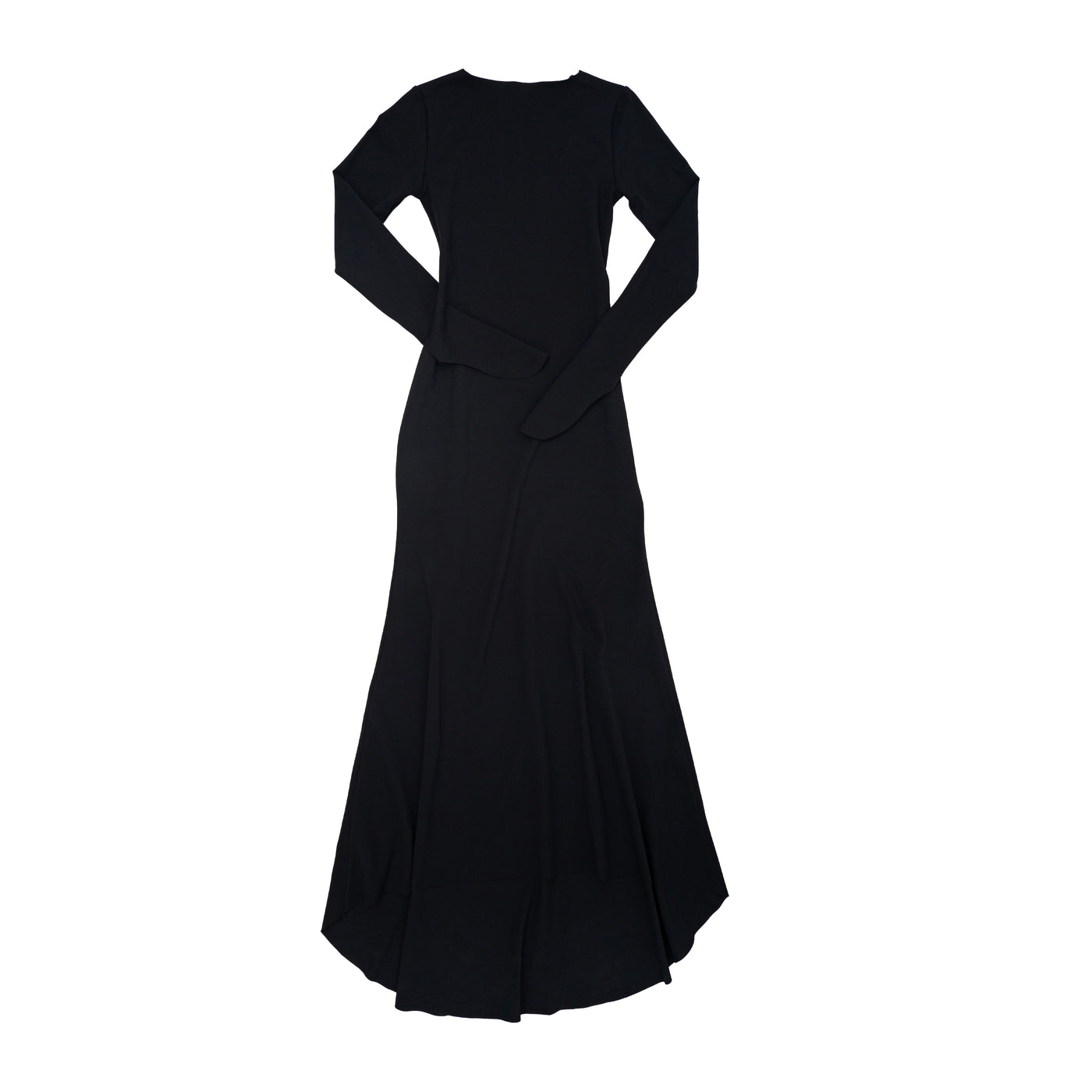 FITTED MILANO BLACK DRESS - laflammeparis