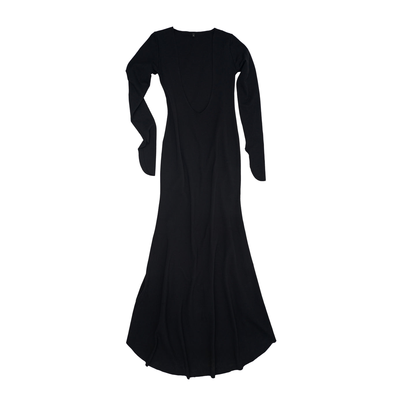 FITTED MILANO BLACK DRESS - laflammeparis